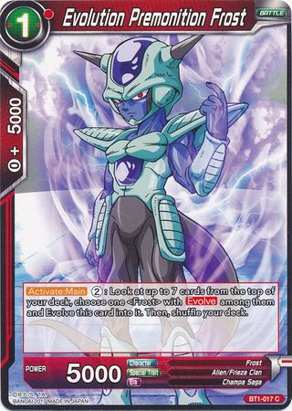 Evolution Premonition Frost BT1-017 C